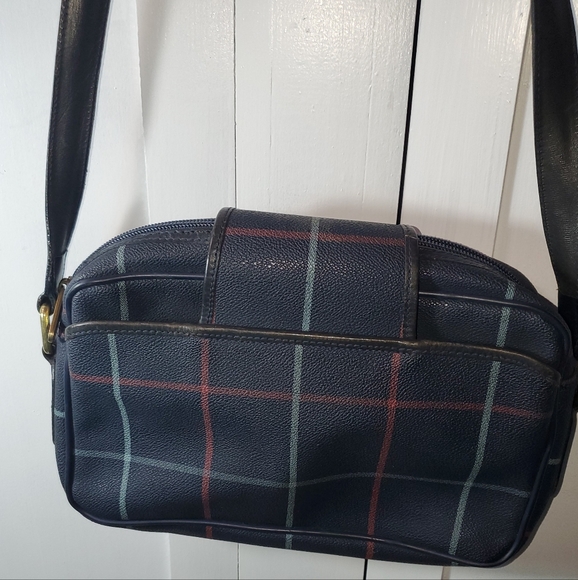 BURBERRY AUTHENTIC VIMTAGE .BLUE CROSSBODY / SLING BAG - Picture 5 of 15